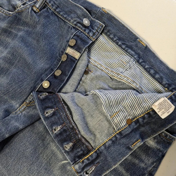 Ralph Lauren Polo Slim Varick denim jeans, 40x32 (30) button fly - Picture 14 of 16